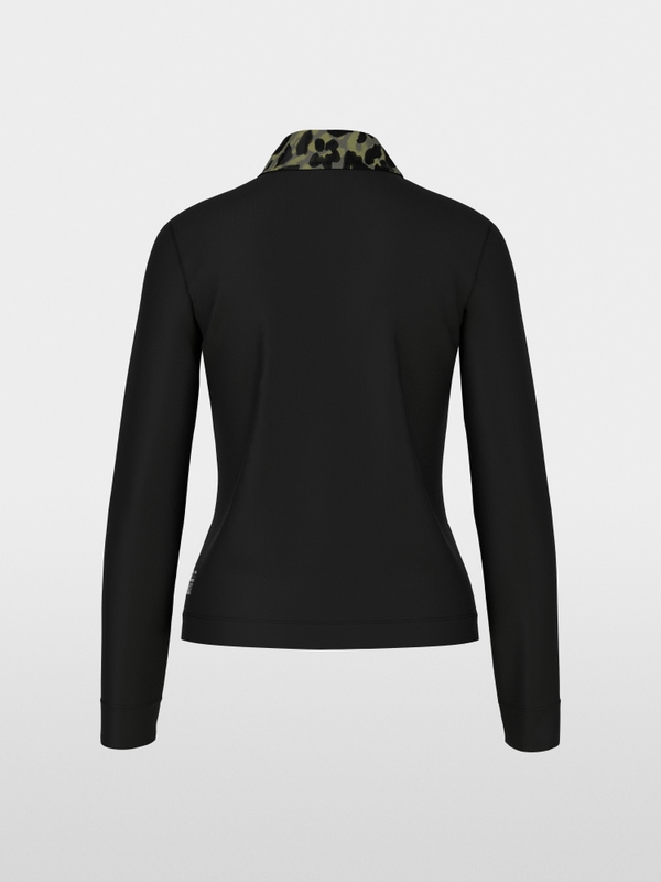 Veste en jersey avec détails imprimés cubes