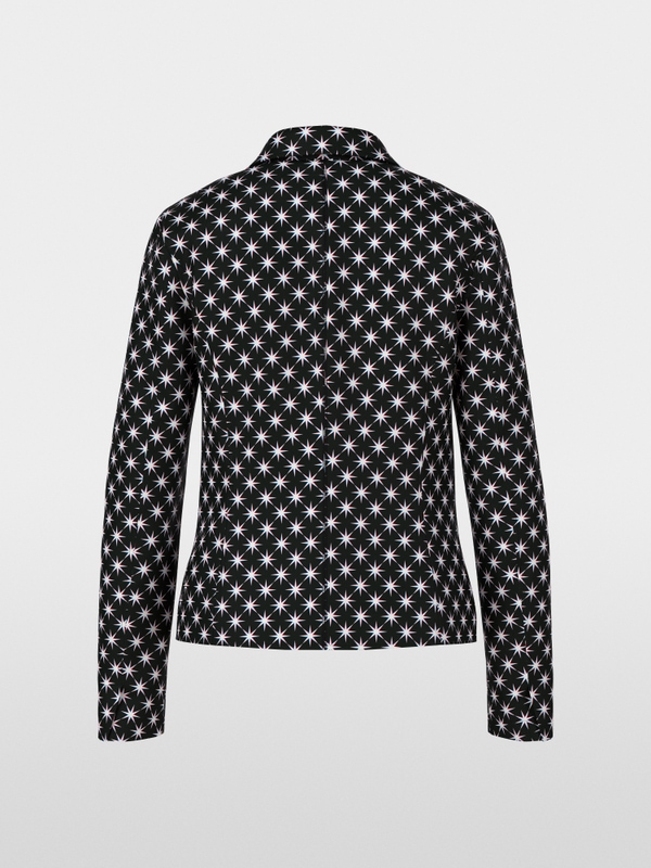 Blazer with snow star print