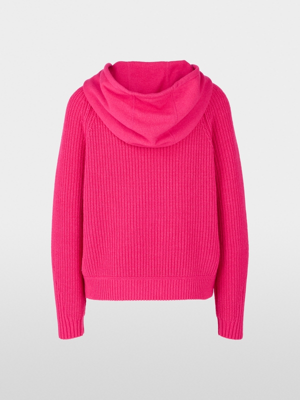 Knitted in Germany hooded jumper