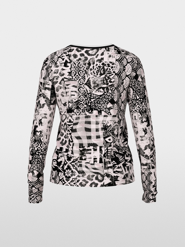 Shirt met lange mouwen en print