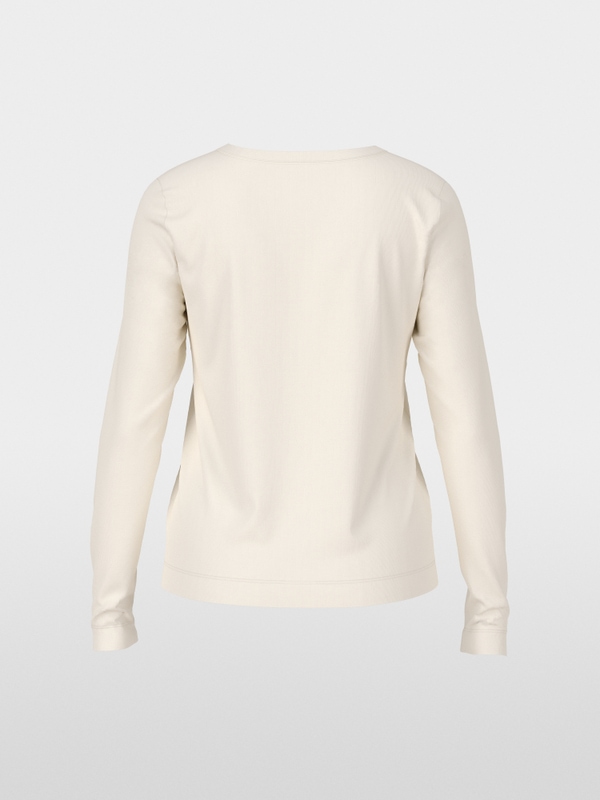 Classic plain long-sleeved shirt