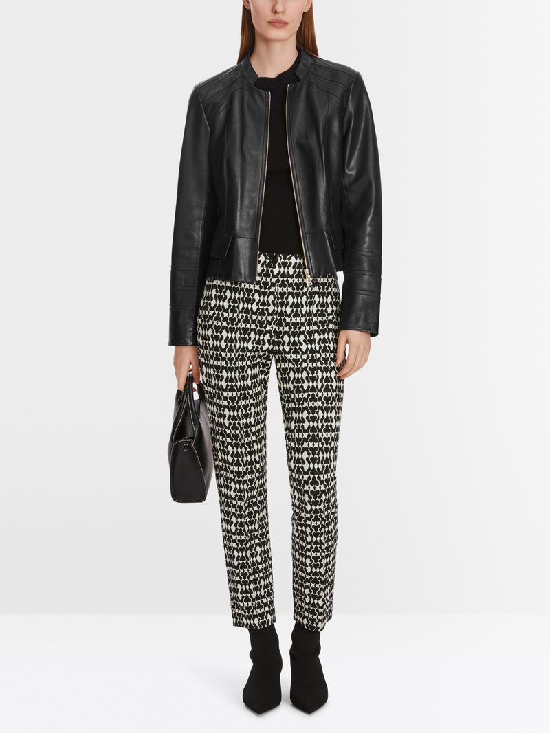 Marc Cain S Collections Checked Trousers PC 81.33 W35 695 main image 0