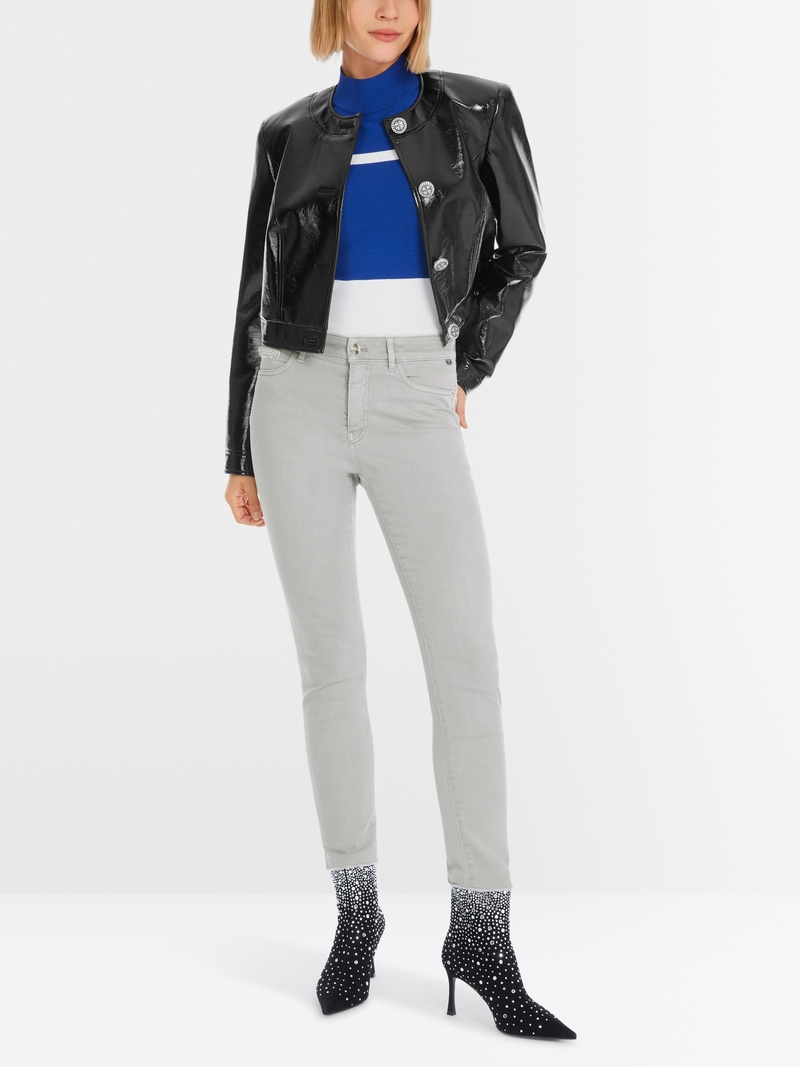 Marc Cain Collections Dark Denim Flared Jeans UC 82.02 D64 COL 357 main image 1