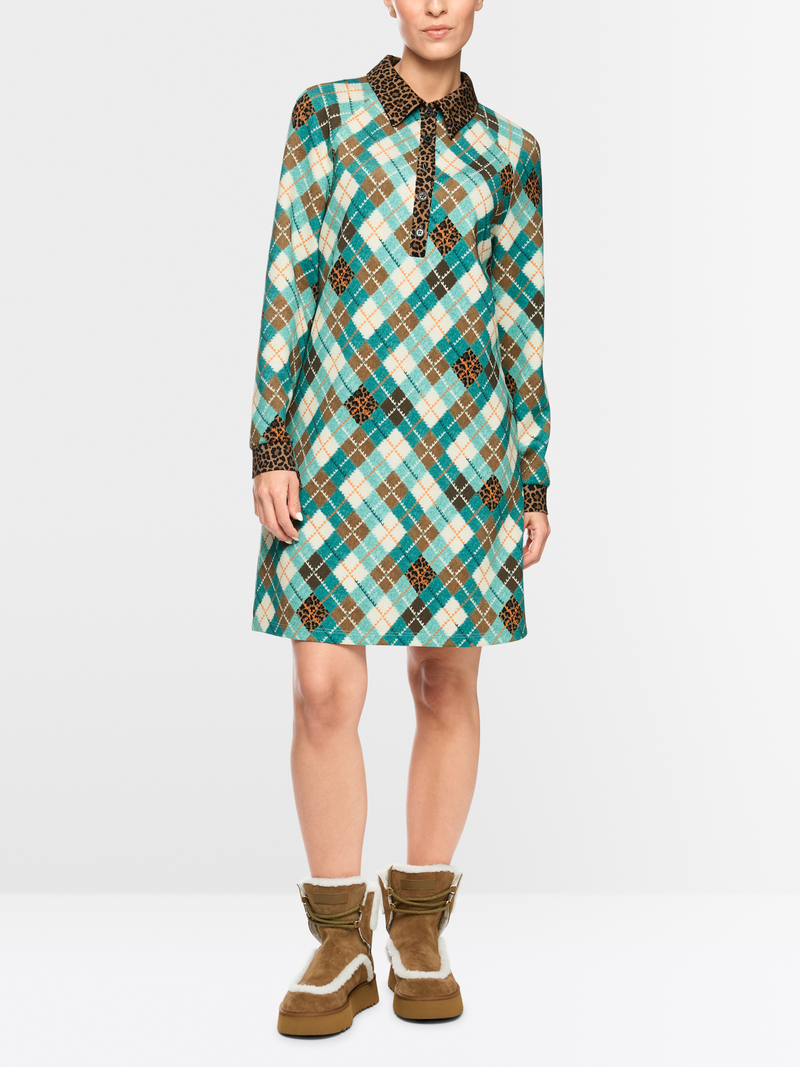 Marc Cain Sports Animal Print Dress US 21.06 W40 COL 628