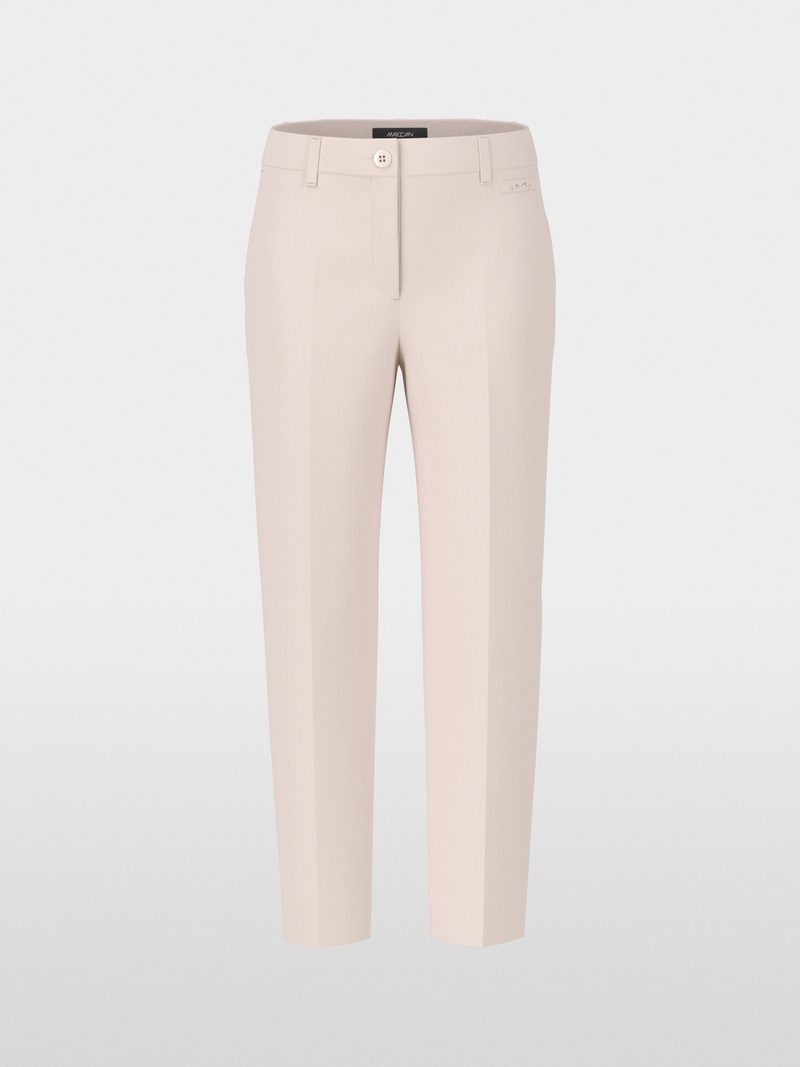 Marc Cain T Collections Stretchy Trousers in Dark Moro Brown PC 81.08 W14 696 main image 0