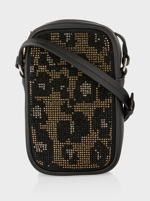 Mini Bag mit Strass-Applikation