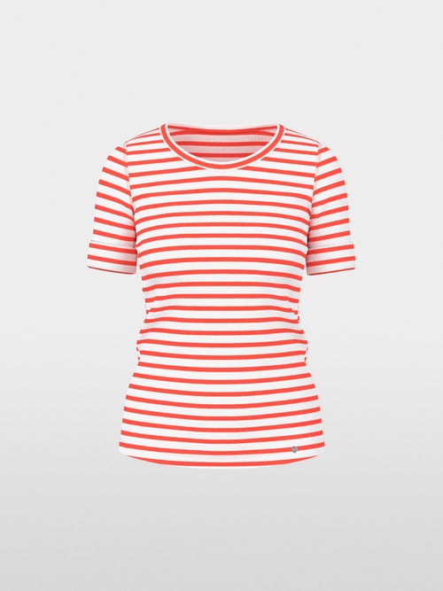Striped T-shirt made of cotton rib