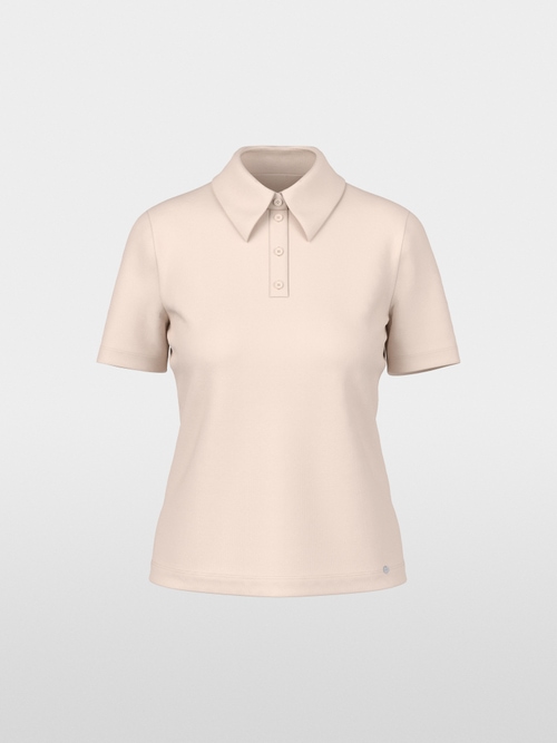 Poloshirt van katoenstretch