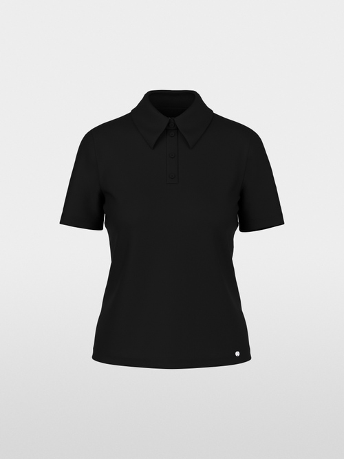 Polo en coton stretch