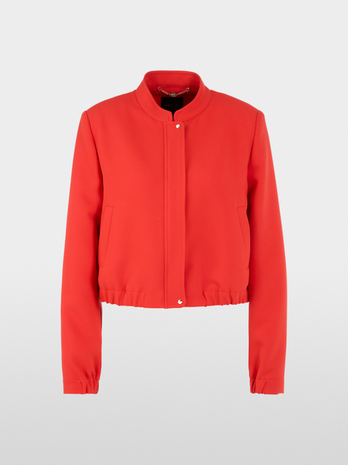 Jacket with stand-up collar and zip