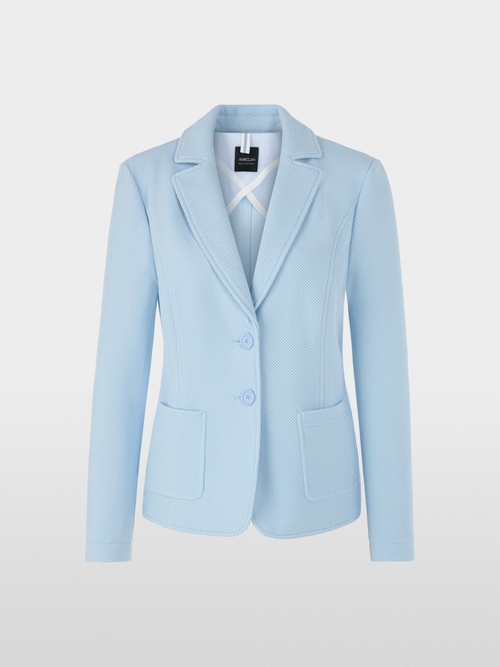 Sporty blazer with textured pattern