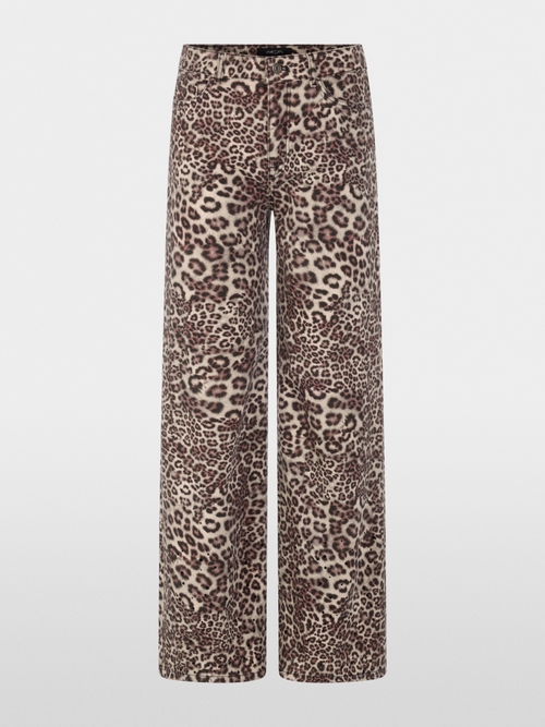 WARRI jeans with leopard print