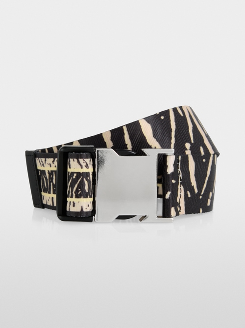 Waist belt with animal print