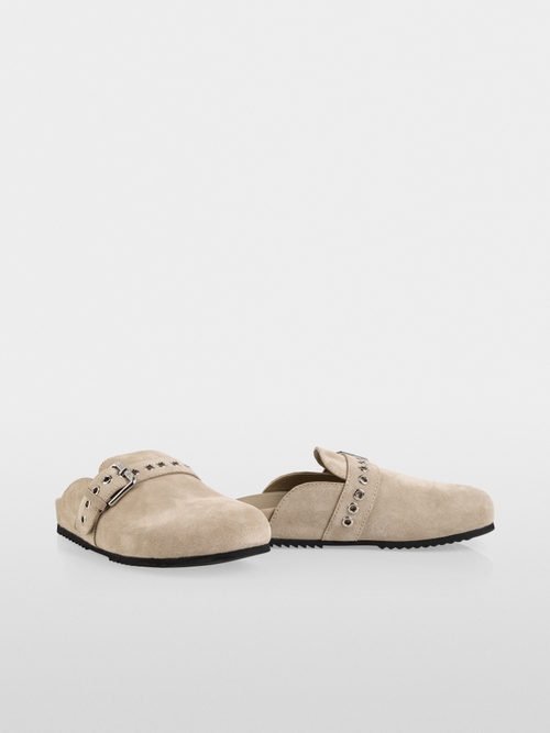 Leather slip-ons
