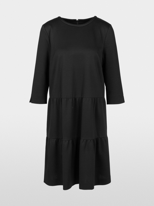 Jerseykleid mit Stufenvolants