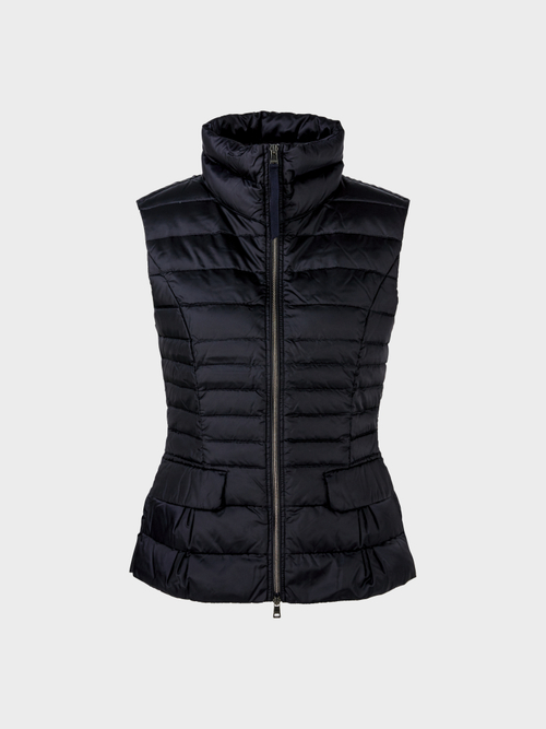 Quilted waistcoat with down lining