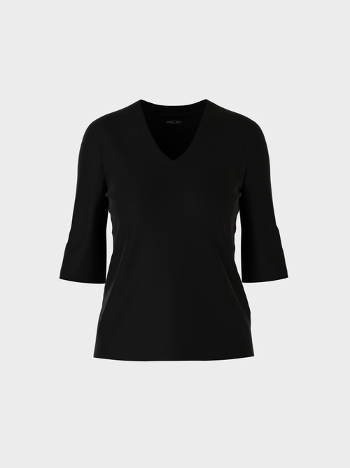 Cotton ribbed jersey shirt