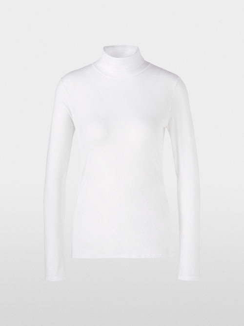 Delicate roll-collar pullover