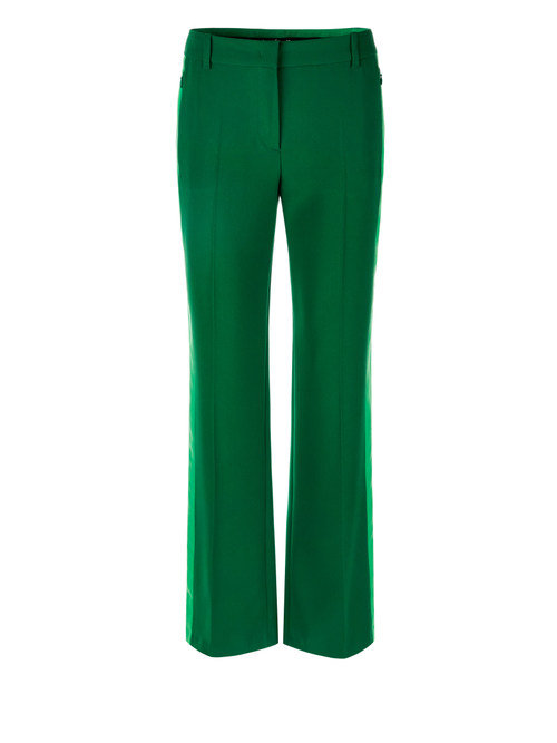 Wijde pantalon met contraststrepen