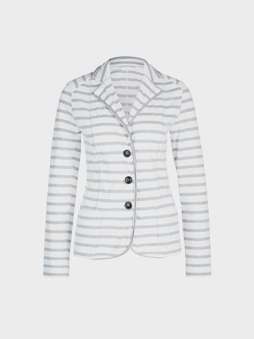 Sporty striped blazer