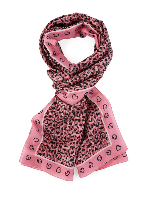 Foulard avec soie