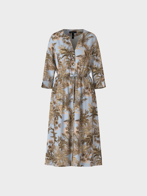 Oversized dress with drawstring