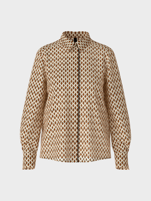 Chemisier en viscose imprimée