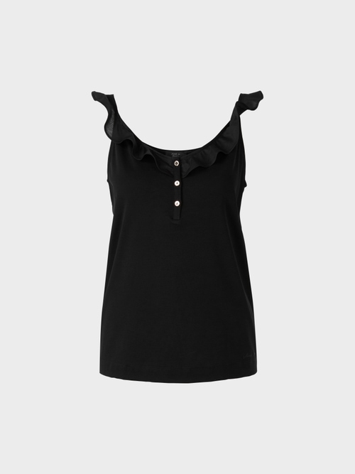 Airy top with flounce