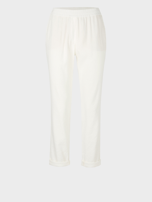 Leinenhose mit Joggingbund