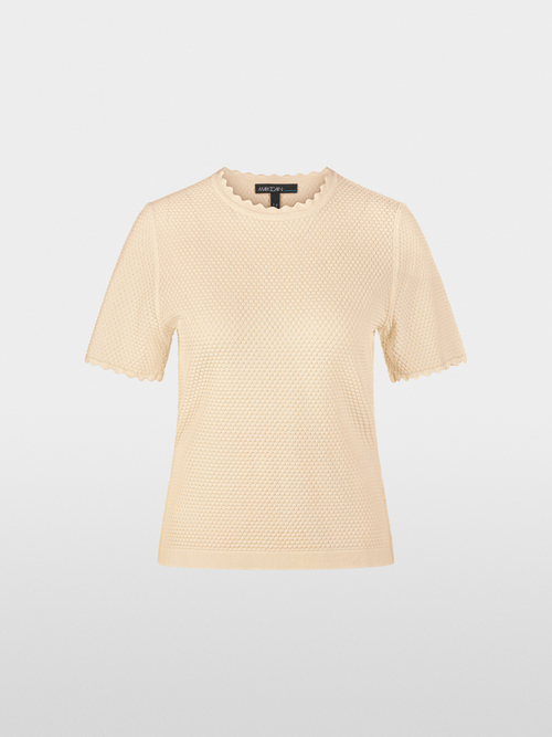 Knitted in Germany short-sleeved jumper