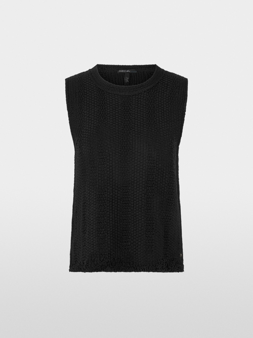 Top van organisch katoen Knitted in Germany