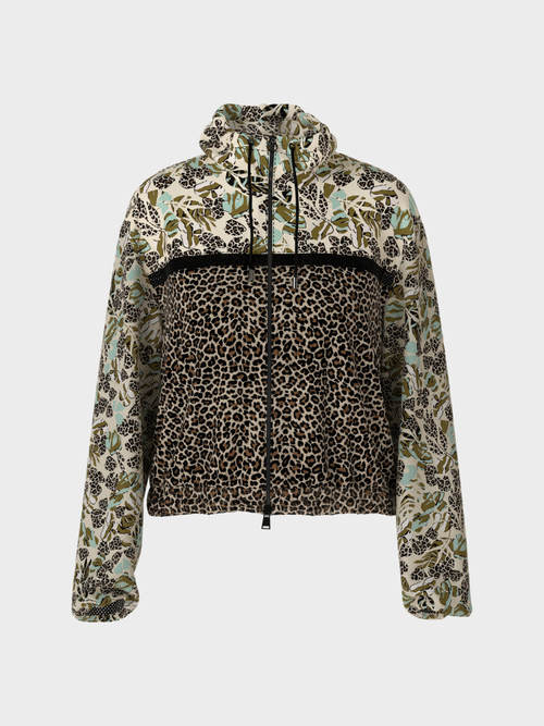 Veste zippée féminine à motifs