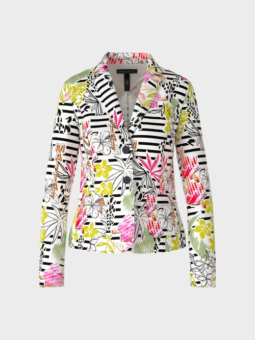 Printed blazer in a floral design