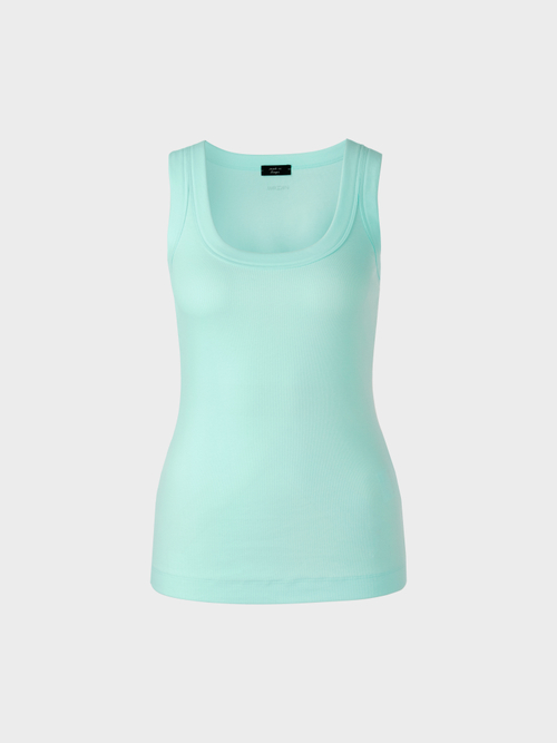 Tank top with wide straps