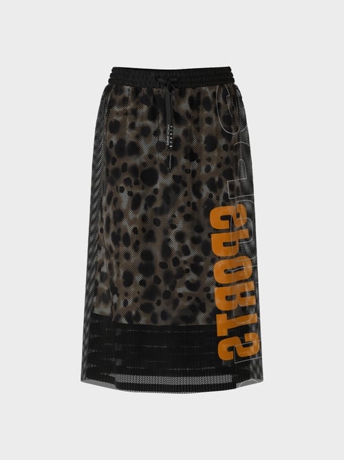 Mesh-Rock mit Print-Futter
