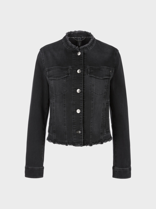 Veste en jeans look usé "Rethink Together"