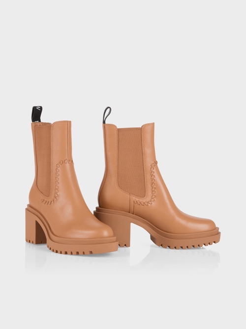 Bottines Chelsea, talon bottier