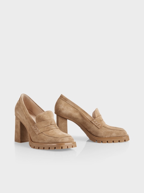 Pumps met blokhak