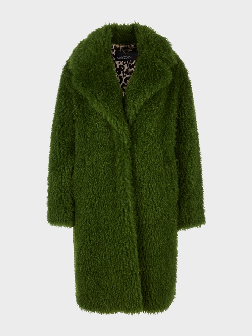 Manteau avec fausse fourrure