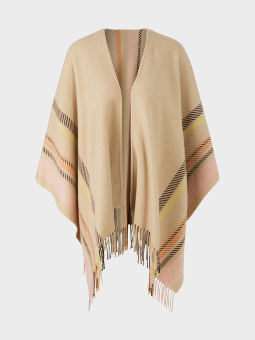 Cape with fringes