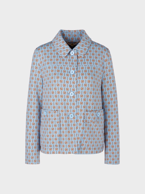Jacket in a slightly flared shape