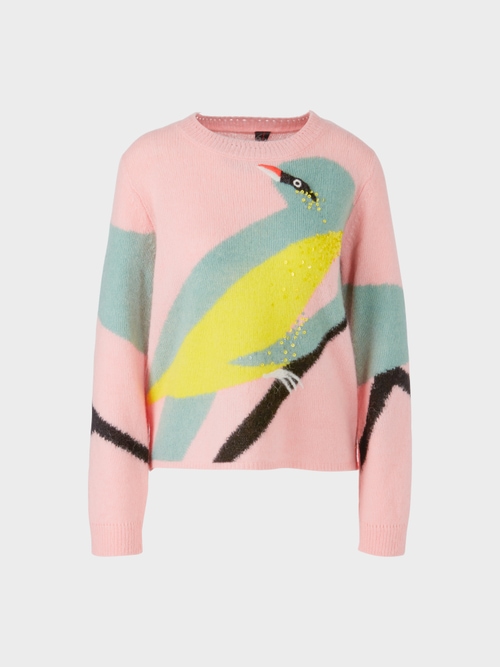 "Rethink Together" bouclé sweater