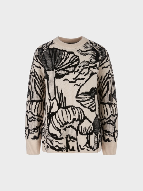 "Rethink Together" patterned jumper