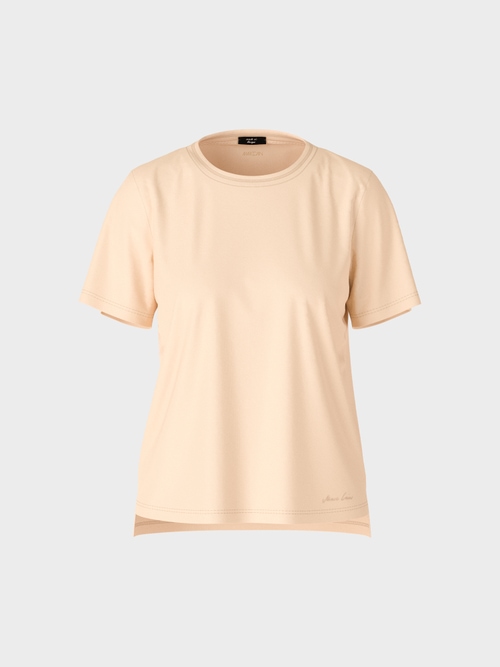 T-shirt met wijde crew-neck