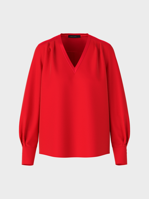Blouse met V-hals