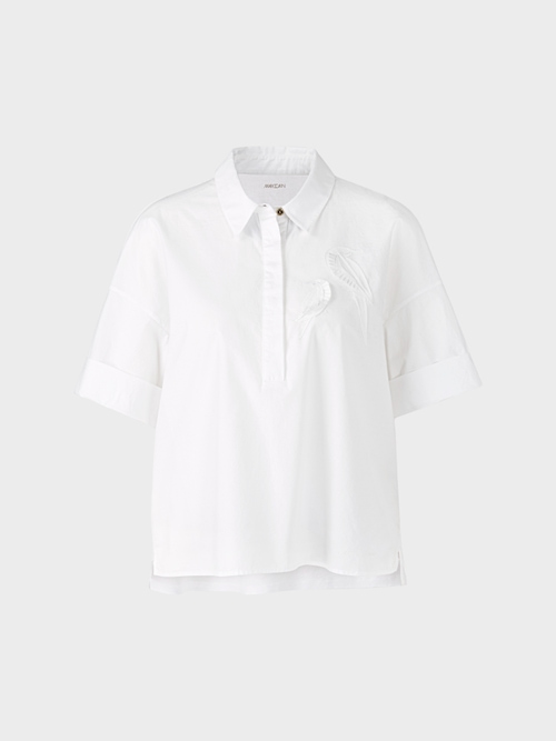 Chemise polo avec application