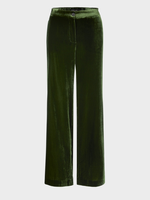 Samthose WEIDA mit weitem Bein
