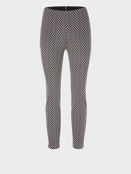 SOFIA pants with graphic pattern