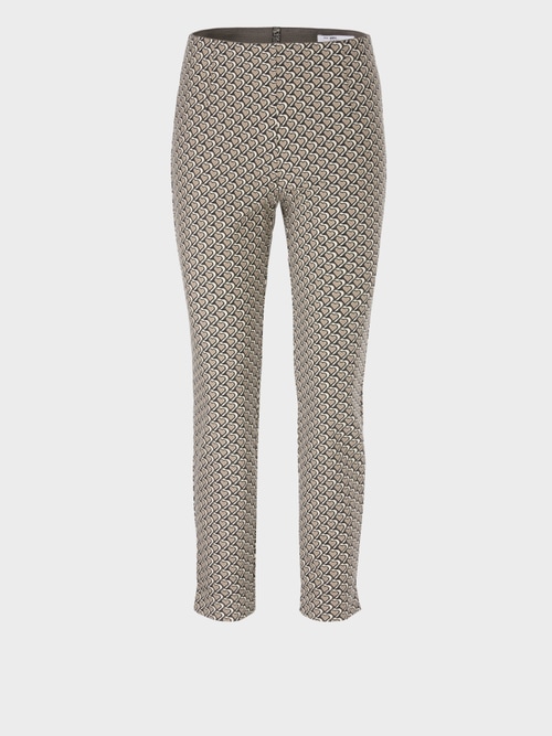 SOFIA pants with all-over heart pattern