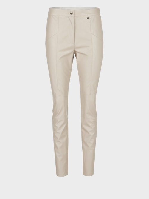 SKUDAI leather-look pants